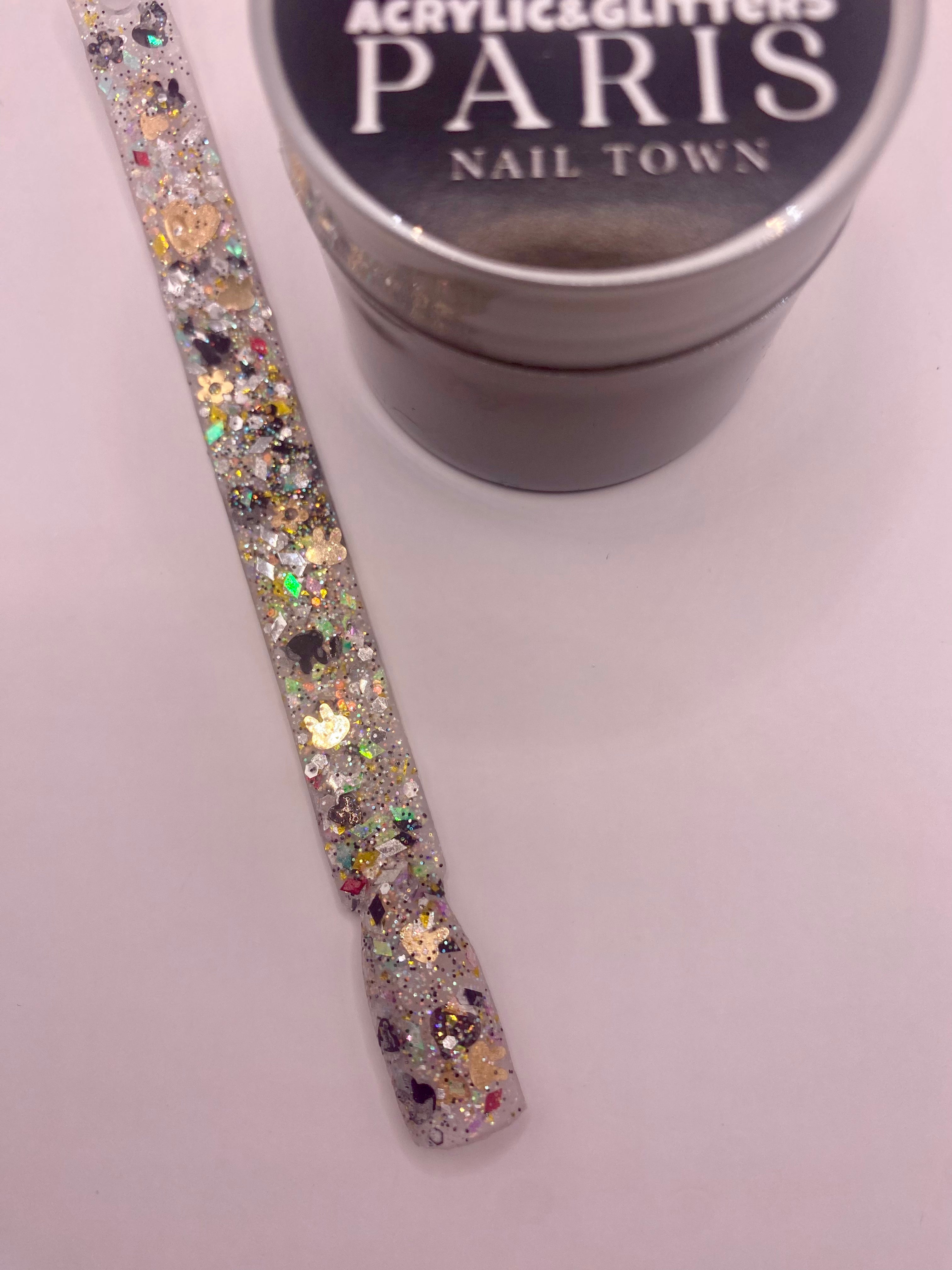 LEAFS FALL CHUNKY GLITTER ACRYLICS POWDER 6 COLORS AVAILABLE 1.OZ EACH JAR