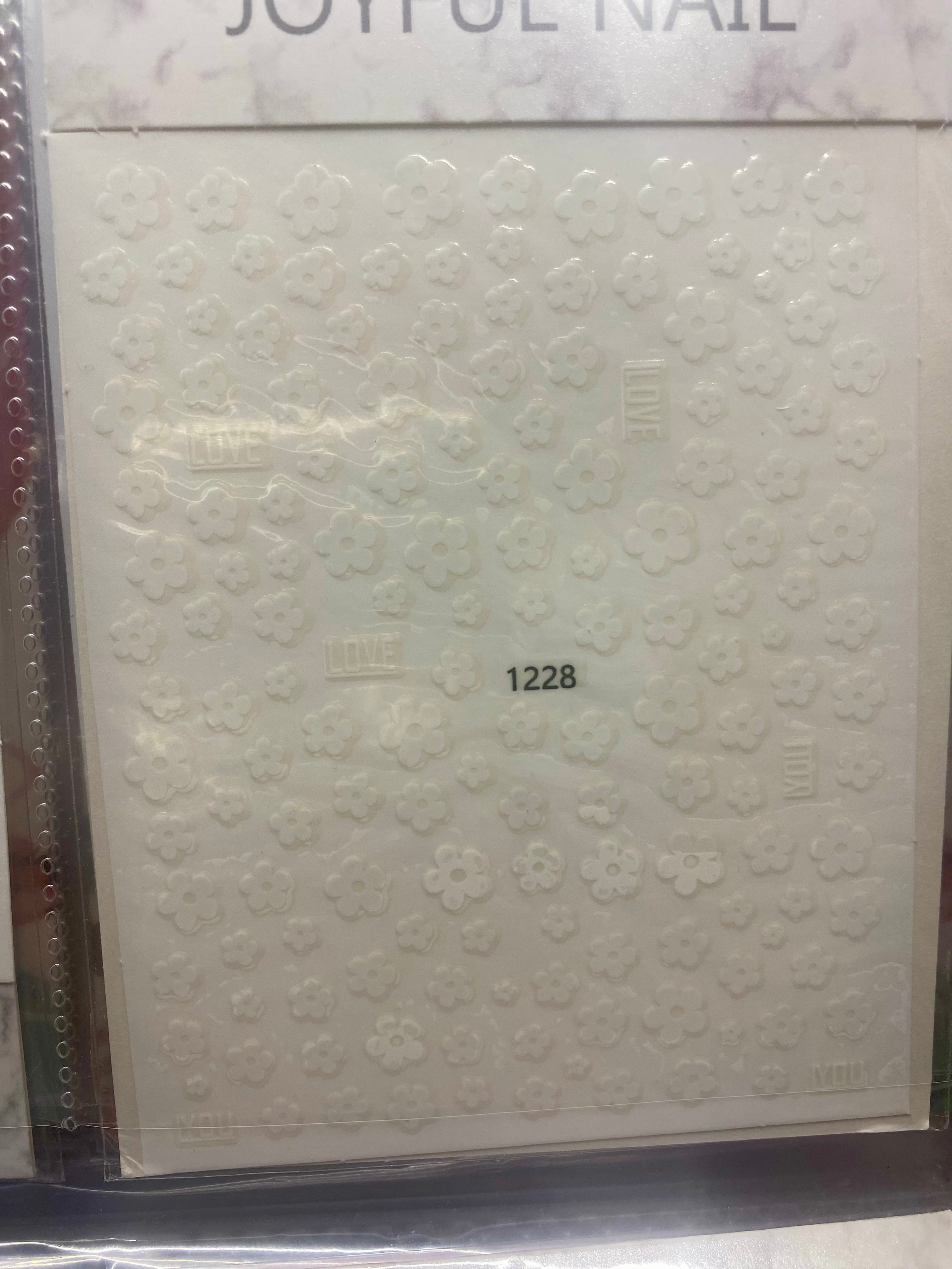 Flowers nail art stickers nail decoration