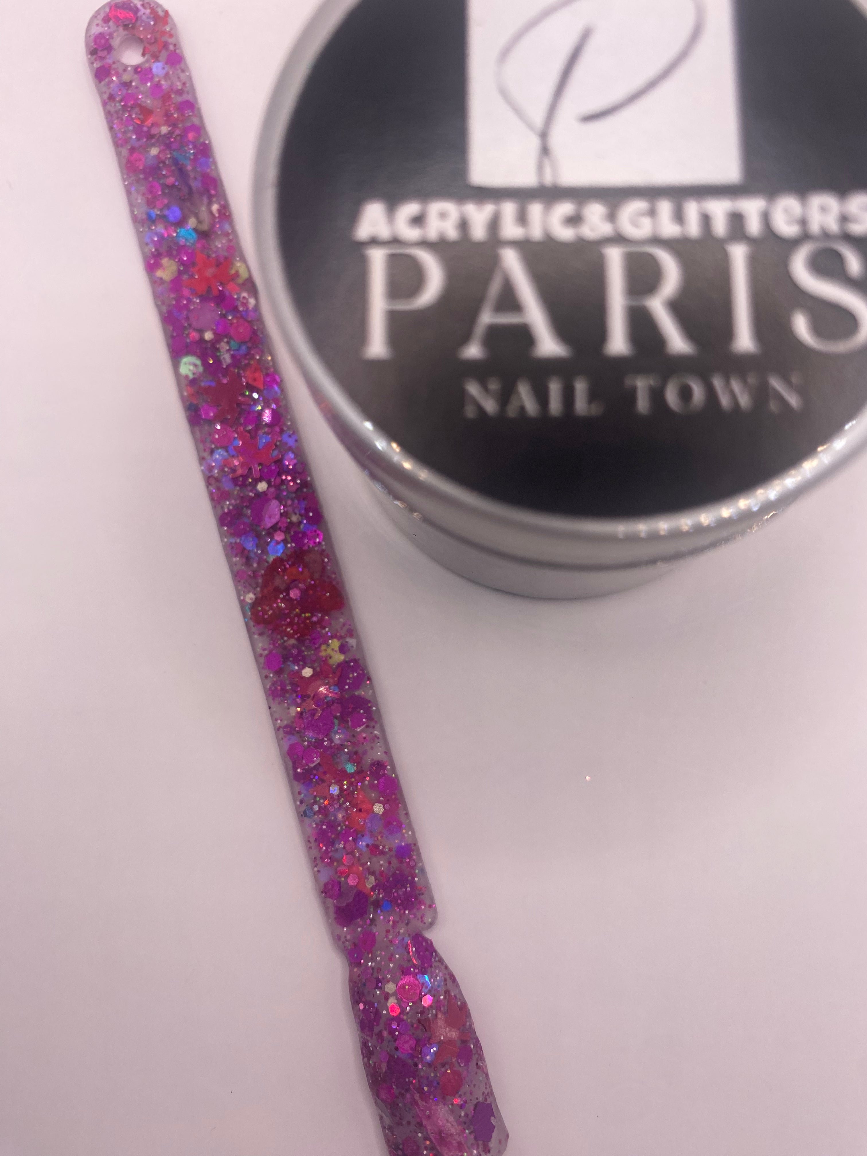 LEAFS FALL CHUNKY GLITTER ACRYLICS POWDER 6 COLORS AVAILABLE 1.OZ EACH JAR