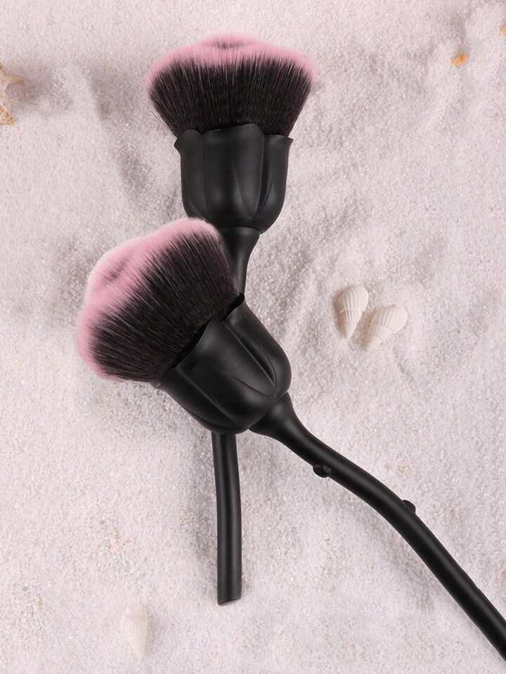 Rose Shape Nail Dust Brushes