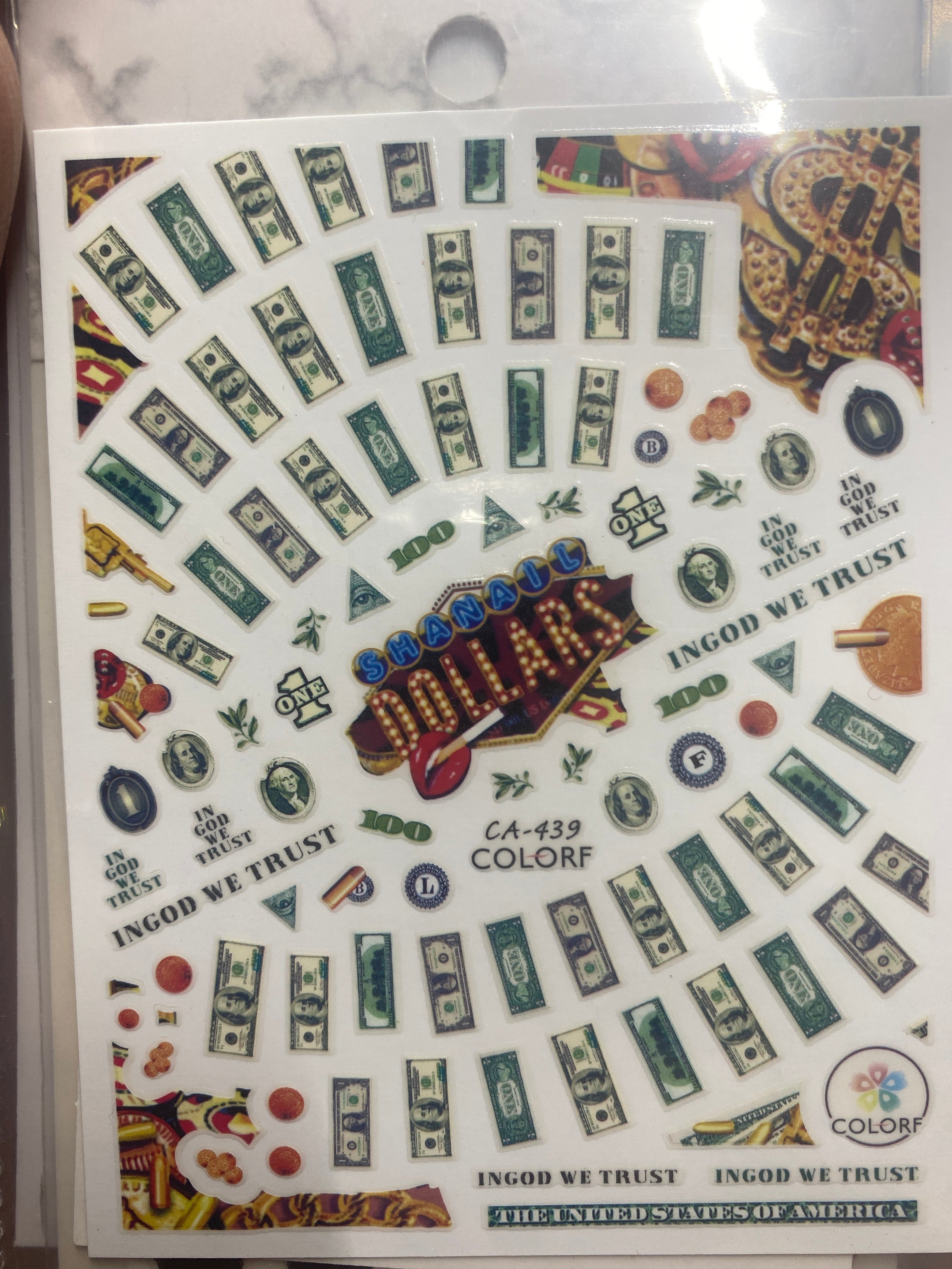 Flowers nail art stickers decals