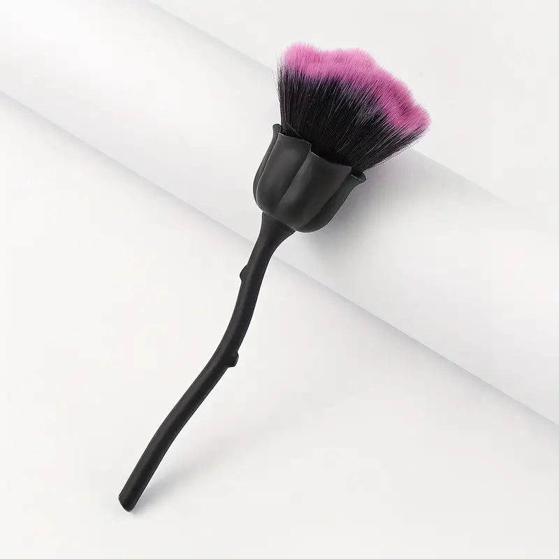 Rose Shape Nail Dust Brushes