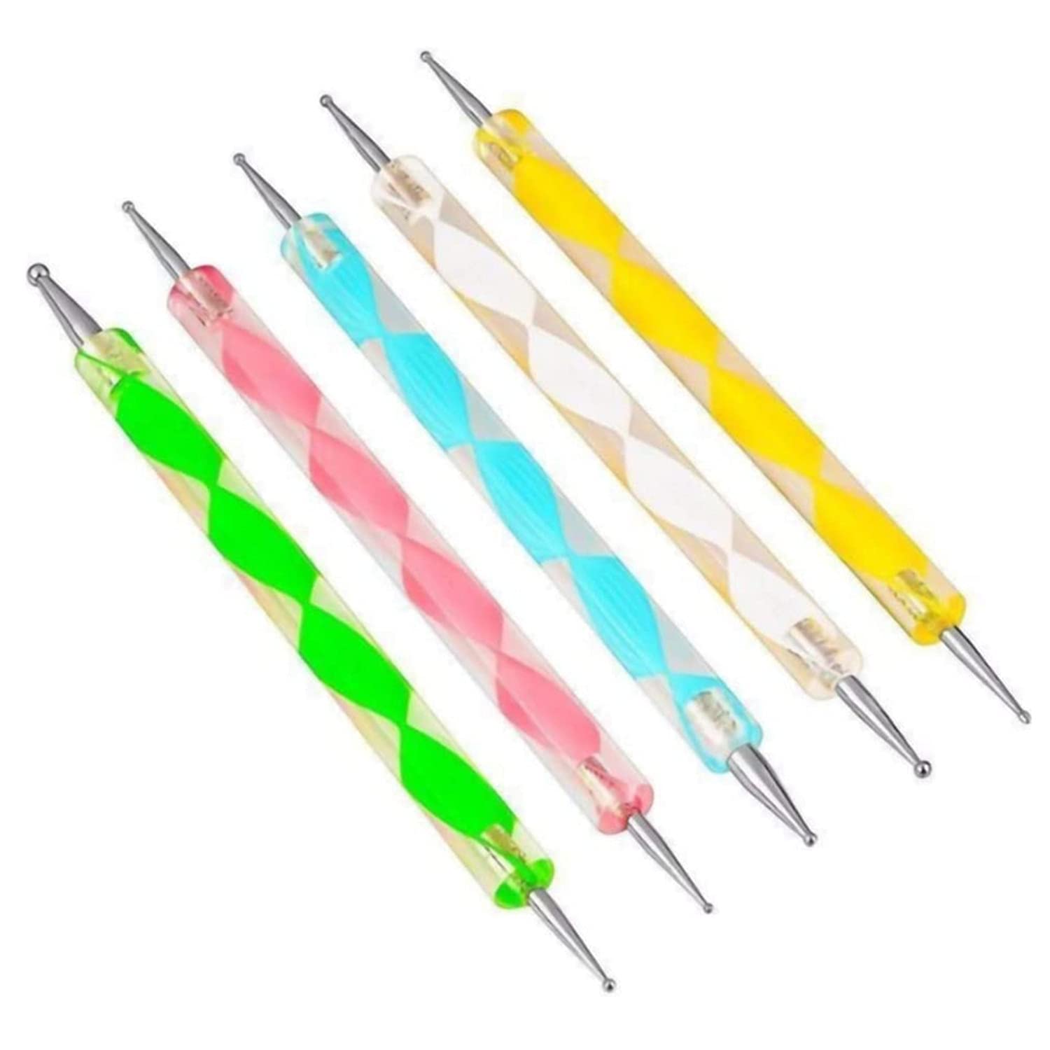 2 Way Dotting Pen | Nail Art Tip Dot | 5 pc Set