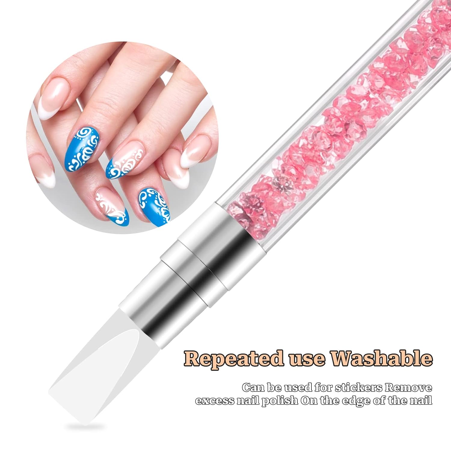 Nail Art Sculpture Pen Dual Tipped Silicone | Nail Tools | 5 pcs