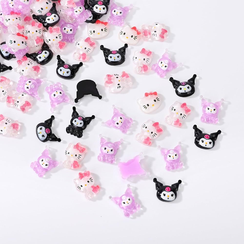 3D Hello Kitty | Charms| 10 Pieces