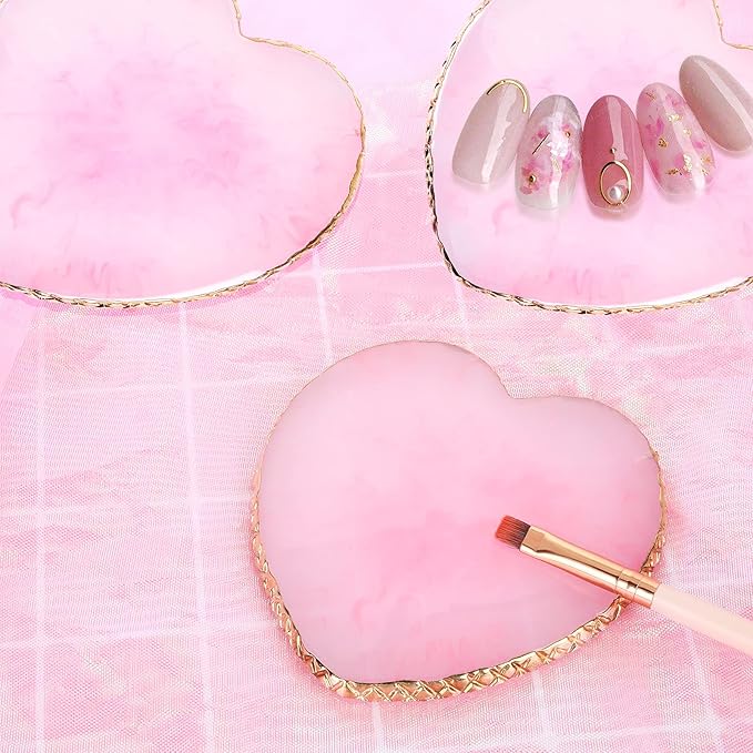 Resin Nail Art Palette | Heart