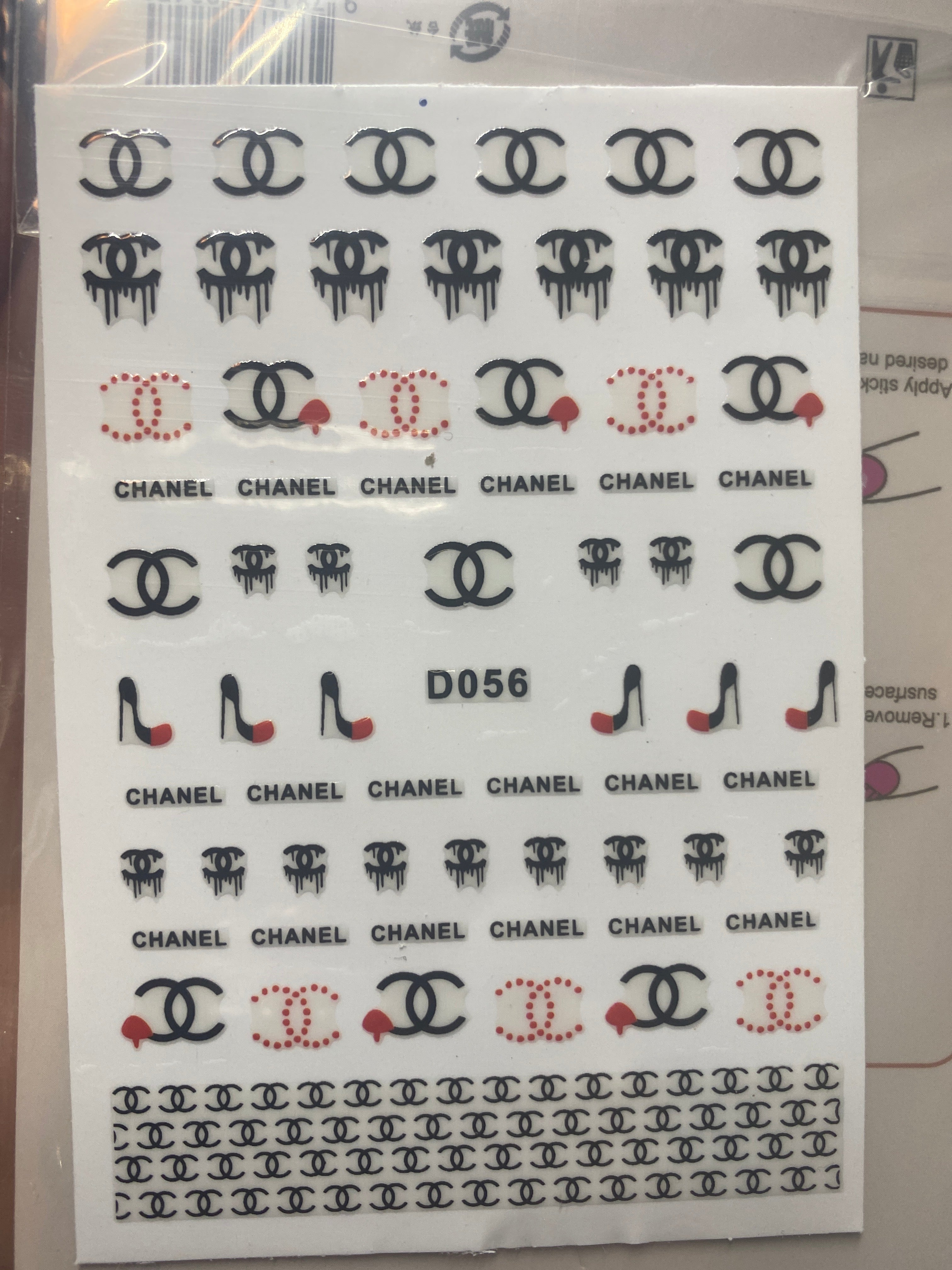 Flowers nail art stickers decals