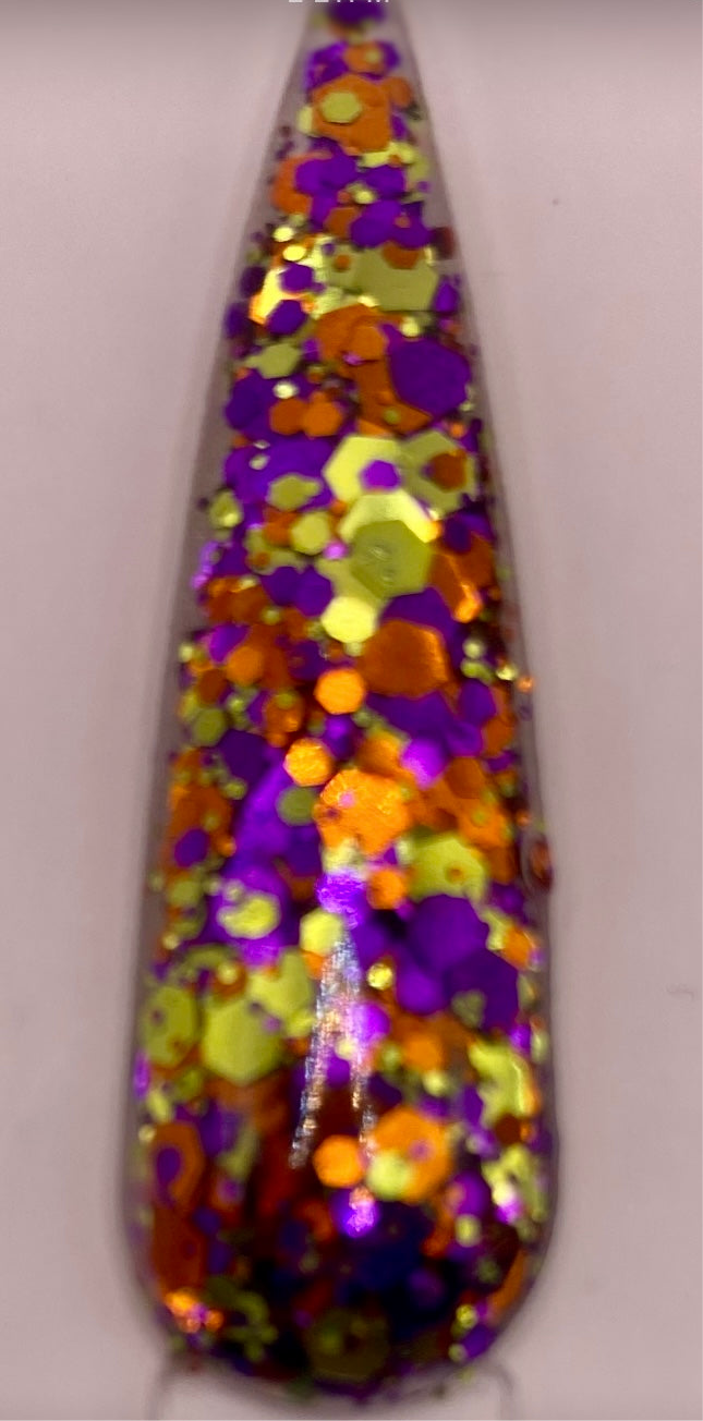 G#3 CARNAVAL  CHUNKY GLITTER GEL[TRANS COLLECTION] 24 COLORS AVAILABLE 1.OZ EACH JAR