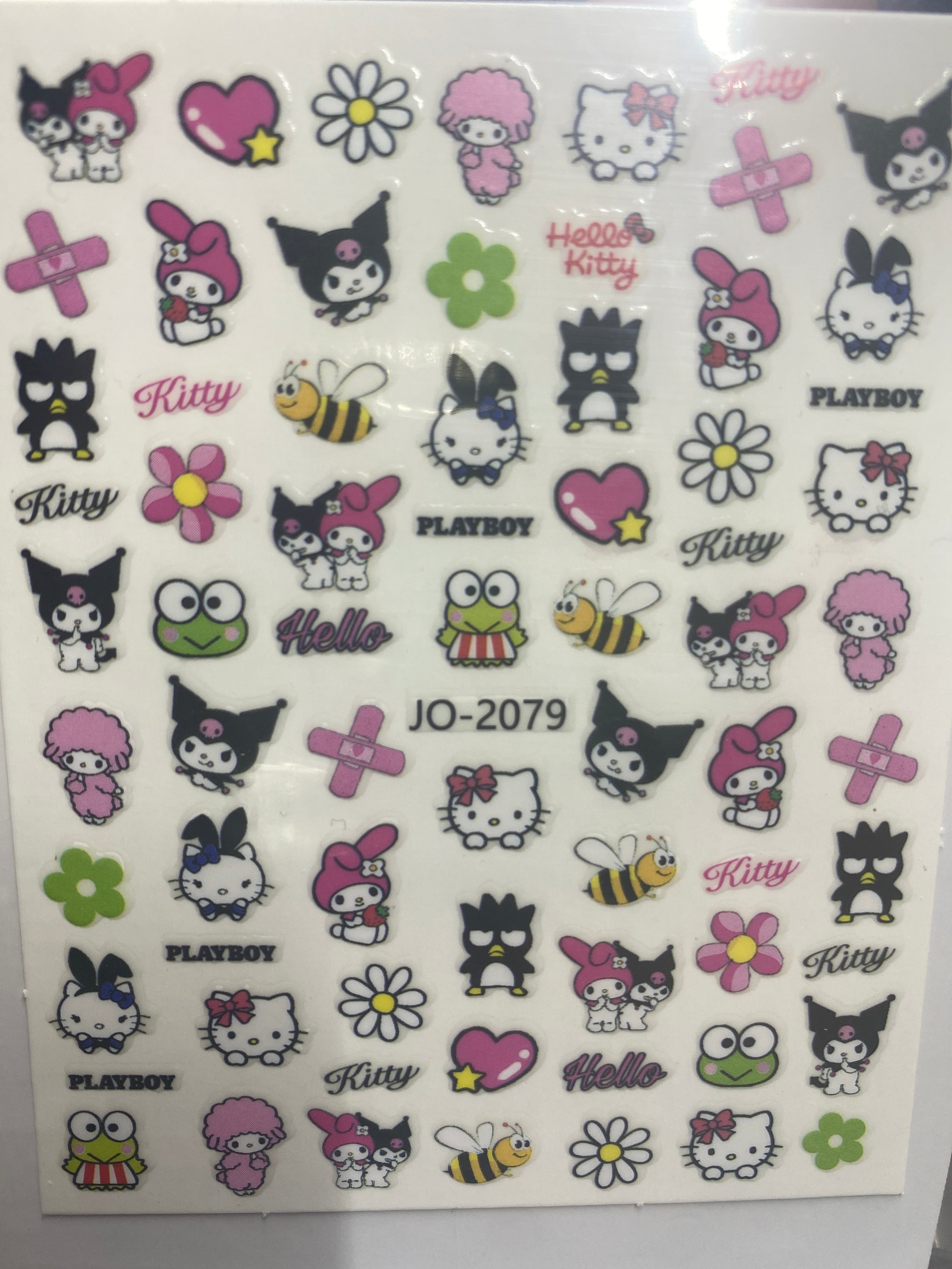 Flowers nail art stickers decals