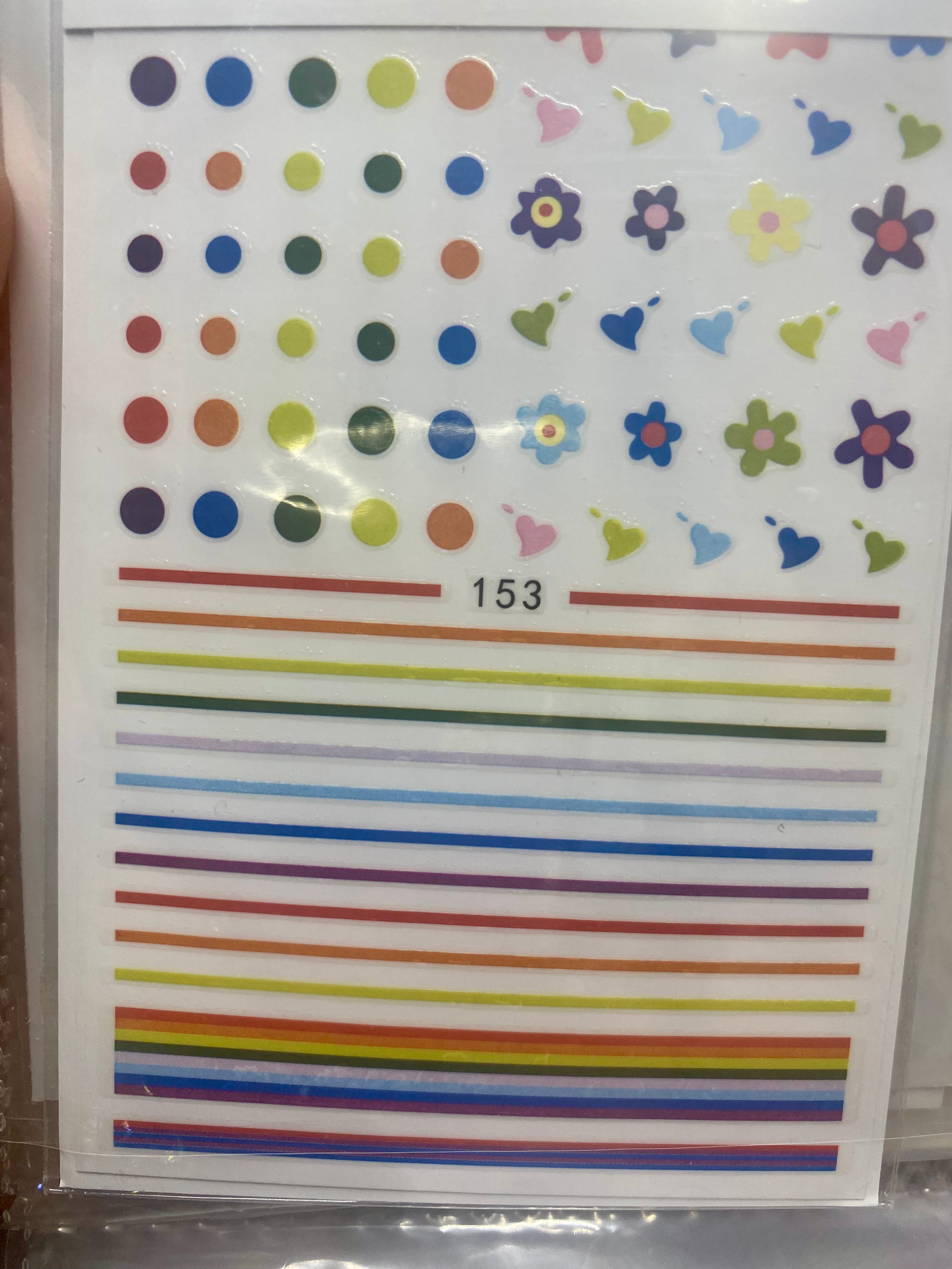 Flowers daisy nail art stickers nail decoration