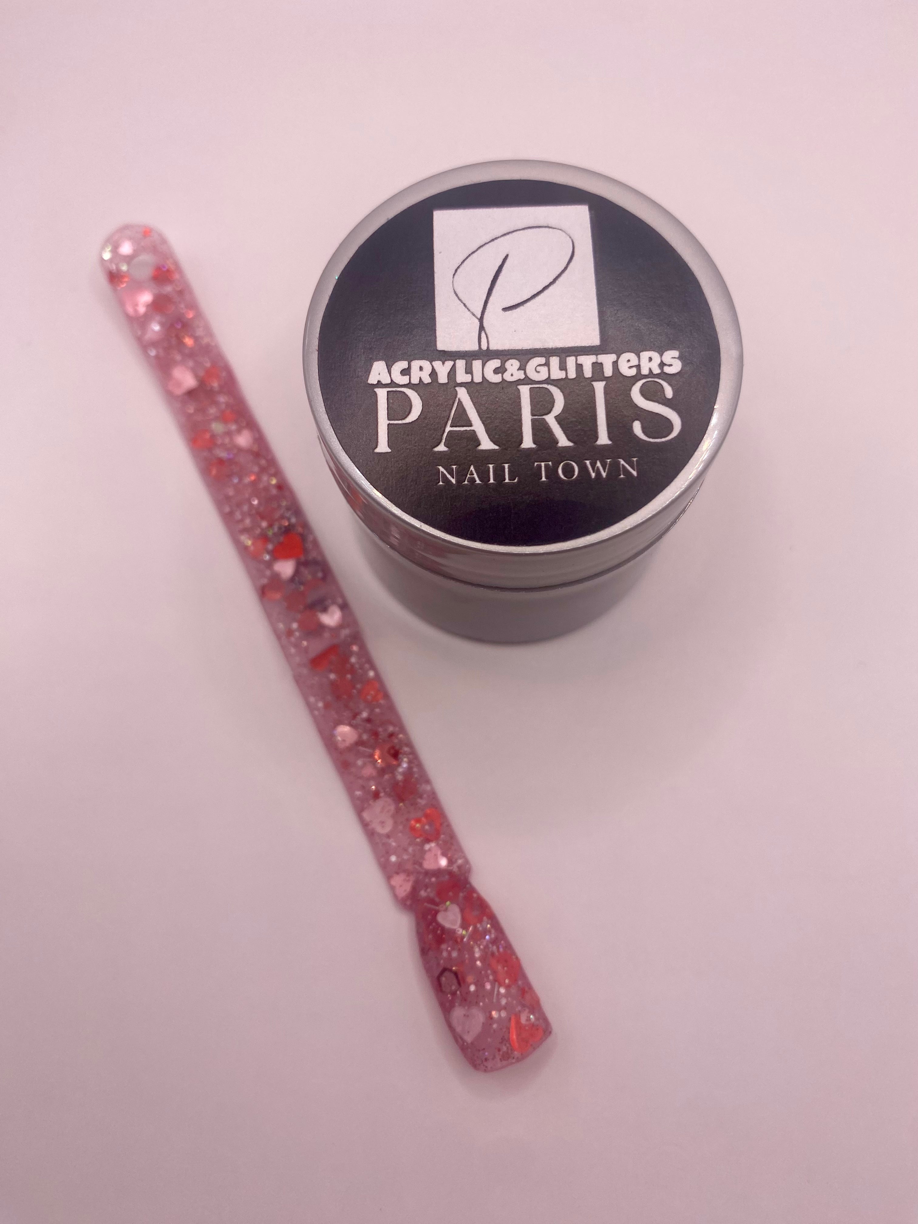 VALENTINES,CHRISTMAS CHUNKY GLITTER ACRYLICS POWDER 6 COLORS AVAILABLE 1.OZ EACH JAR