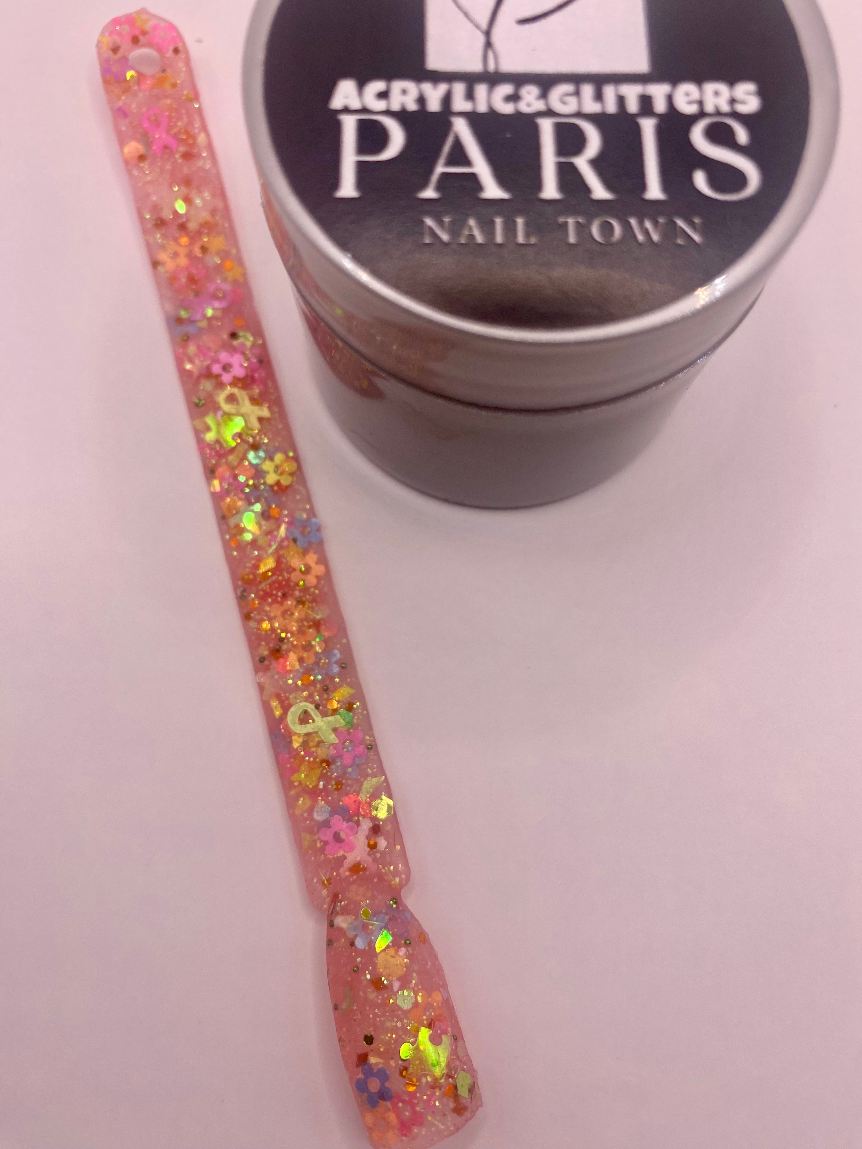 LEAFS FALL CHUNKY GLITTER ACRYLICS POWDER 6 COLORS AVAILABLE 1.OZ EACH JAR