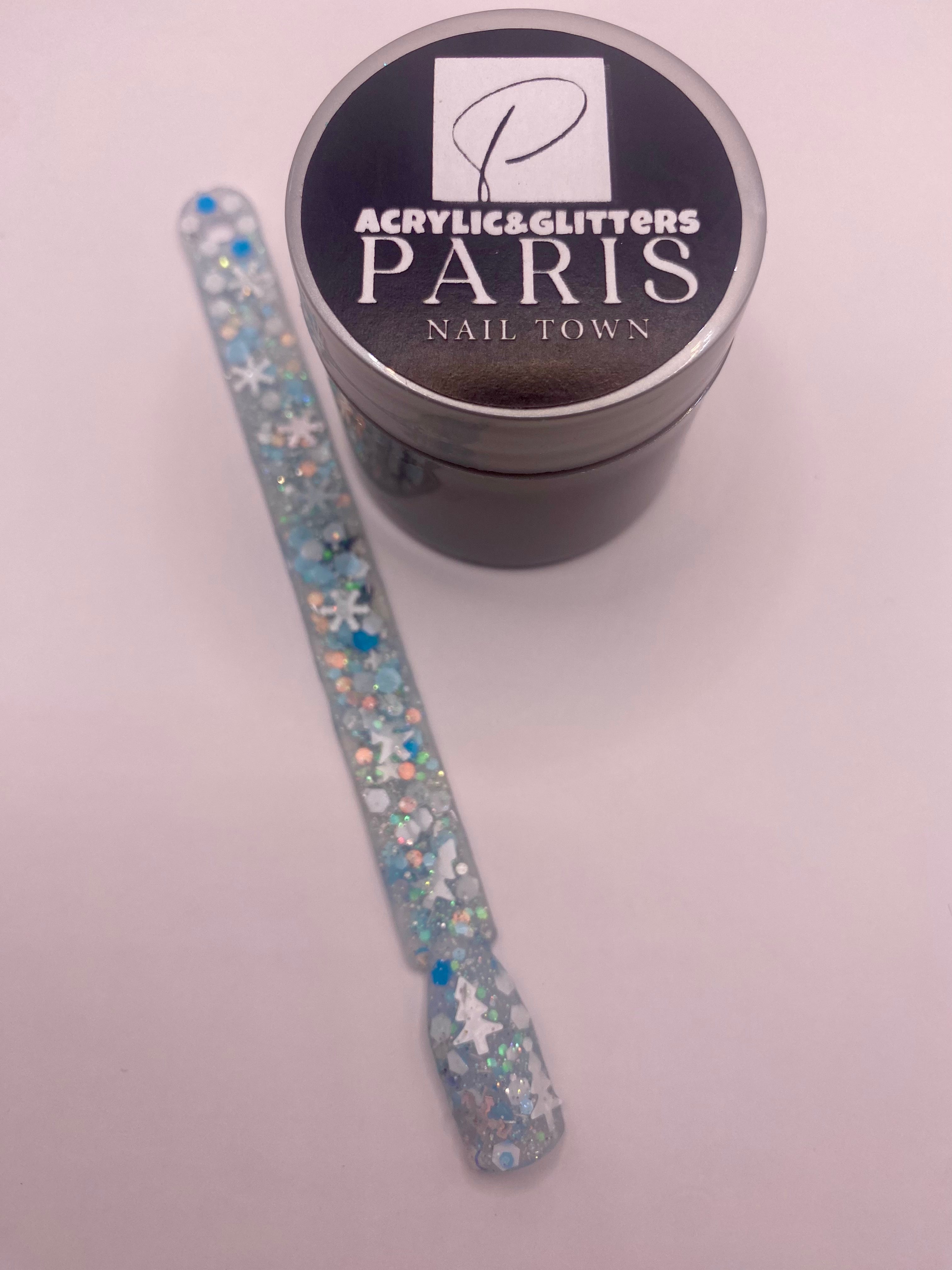 VALENTINES,CHRISTMAS CHUNKY GLITTER ACRYLICS POWDER 6 COLORS AVAILABLE 1.OZ EACH JAR