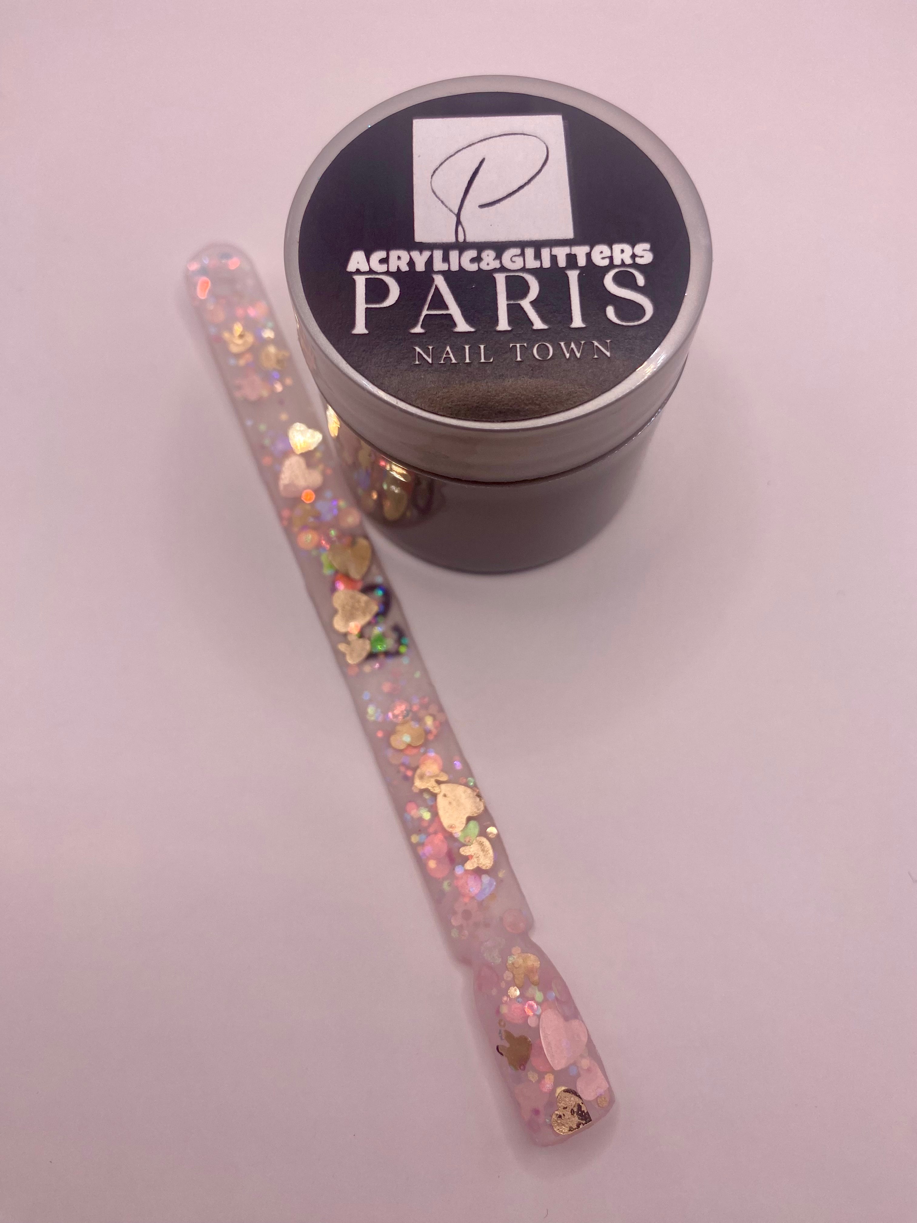 VALENTINES,CHRISTMAS CHUNKY GLITTER ACRYLICS POWDER 6 COLORS AVAILABLE 1.OZ EACH JAR