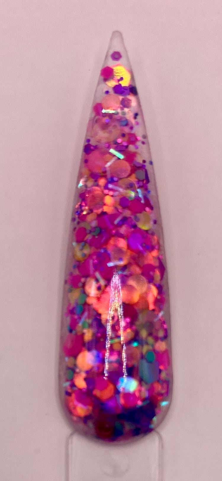 #6 A GLORIA  CHUNKY GLITTER ACRYLICS [TRANS COLLECTION] 24 COLORS AVAILABLE 1.OZ EACH JAR