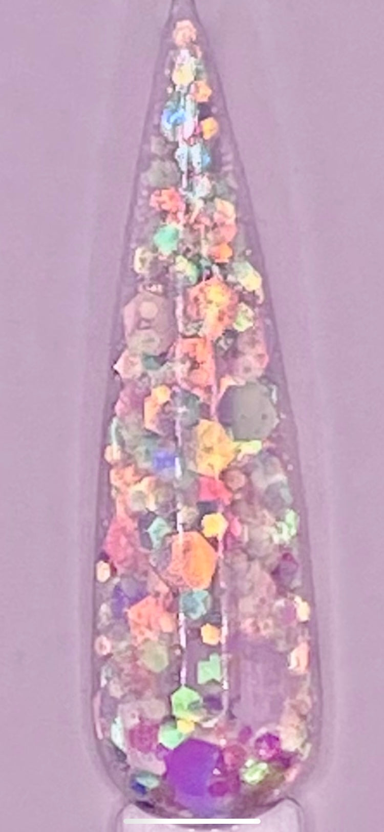 #24 DIVINA  CHUNKY GLITTER ACRYLICS [TRANS COLLECTION] 24 COLORS AVAILABLE 1.OZ EACH JAR