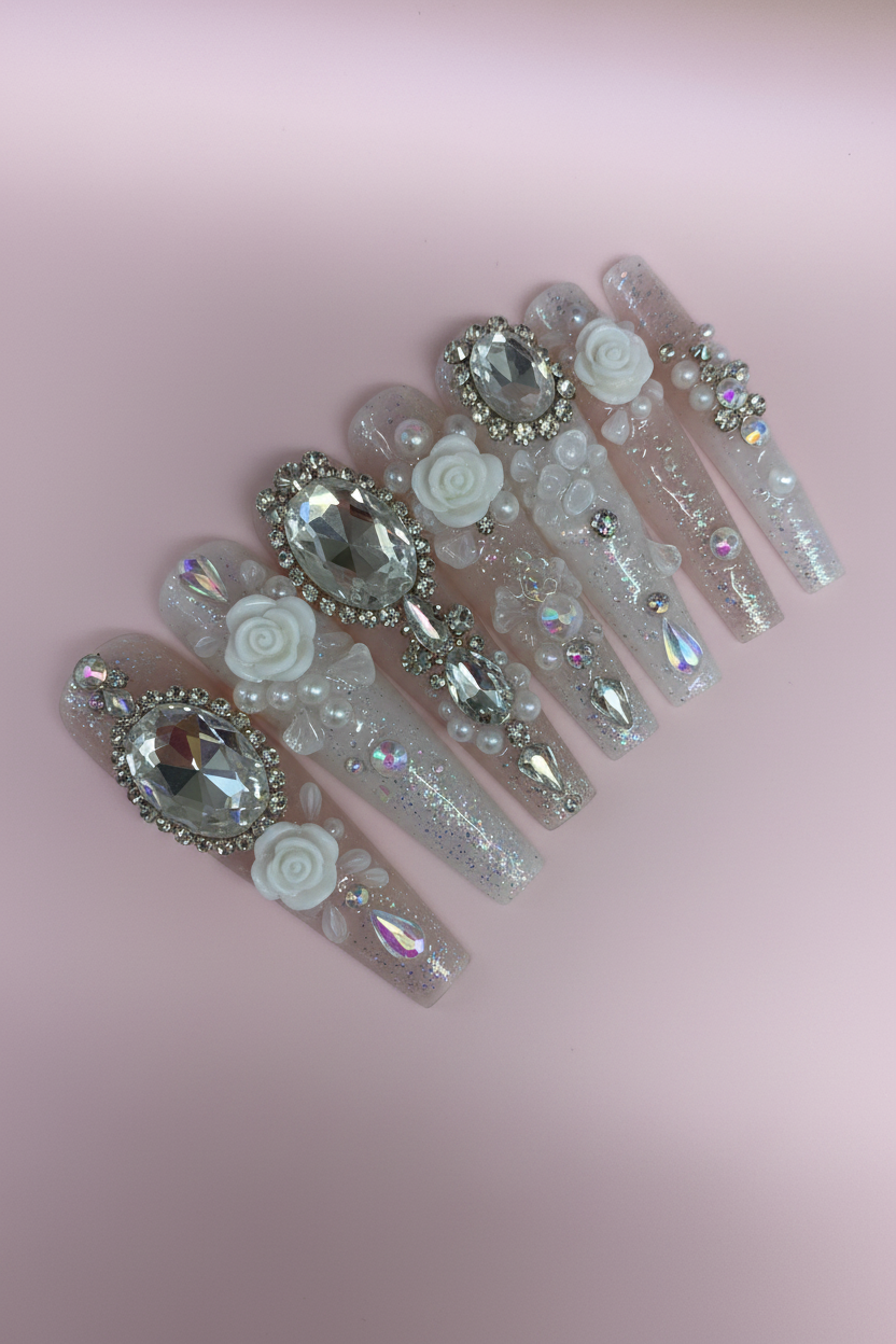 Nail tips extensions Curve 10XL (10pc)