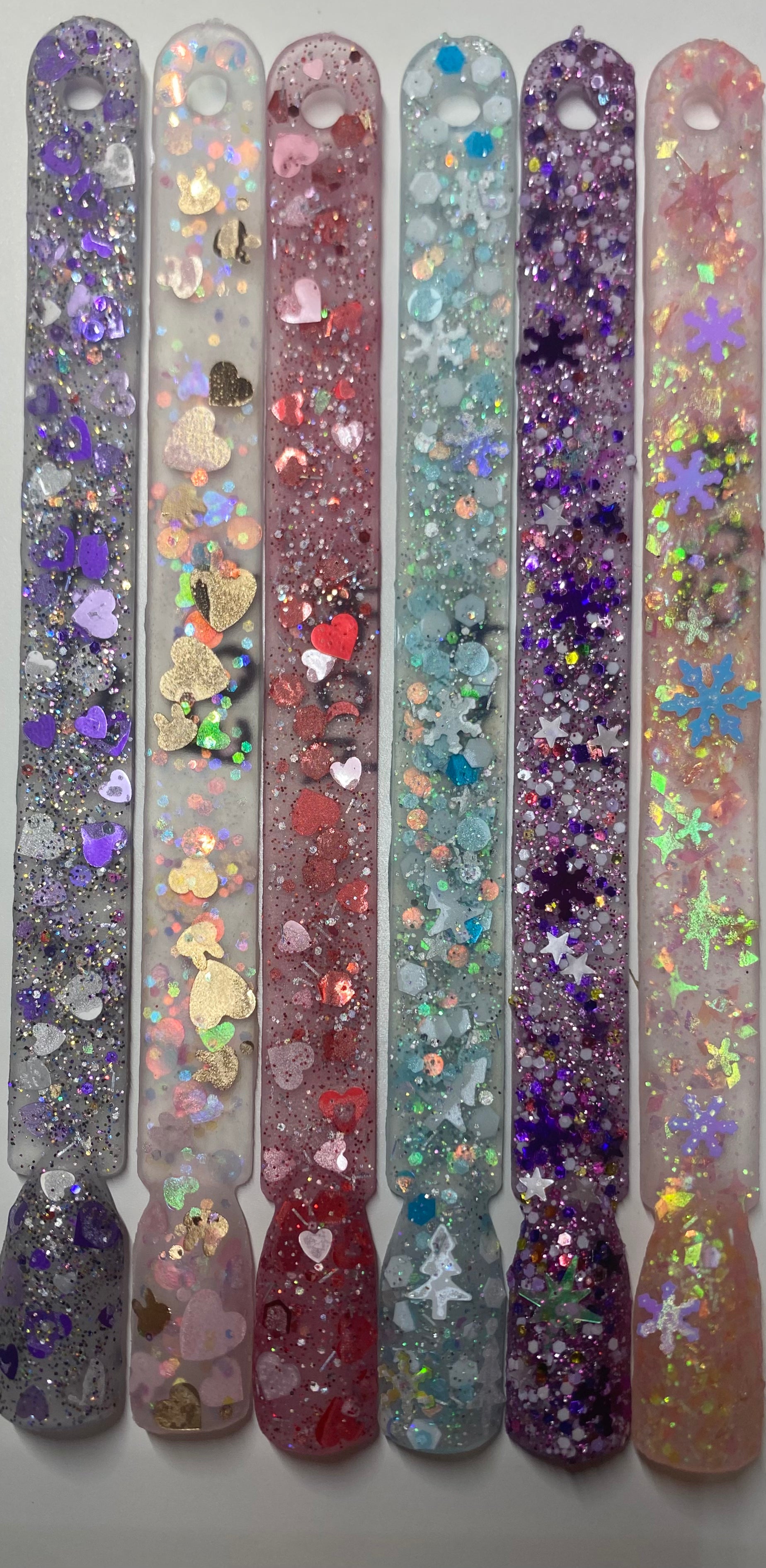 VALENTINES,CHRISTMAS CHUNKY GLITTER ACRYLICS POWDER 6 COLORS AVAILABLE 1.OZ EACH JAR